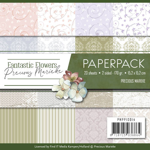 Paperpack - Precious Marieke - Fantastic Flowers Paperpack - Precious Marieke - Fantastic Flowers