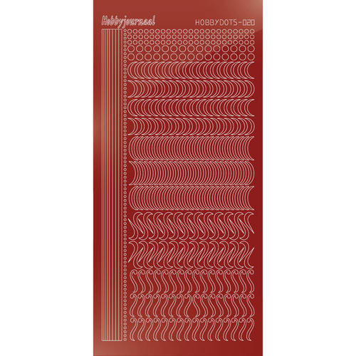 Hobbydots sticker - Mirror Red Hobbydots sticker - Mirror Red