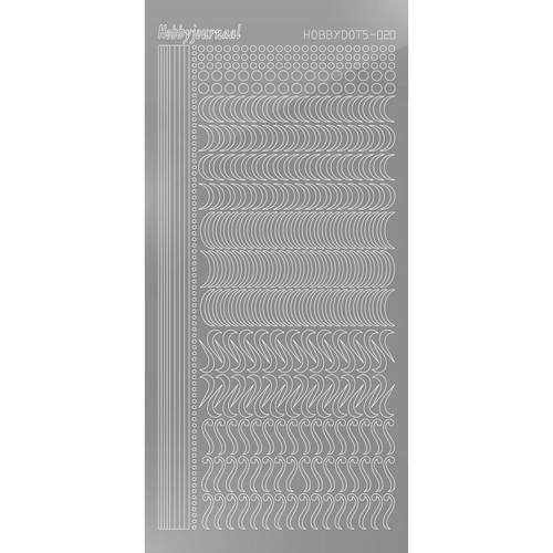 Hobbydots sticker - Mirror Silver Hobbydots sticker - Mirror Silver