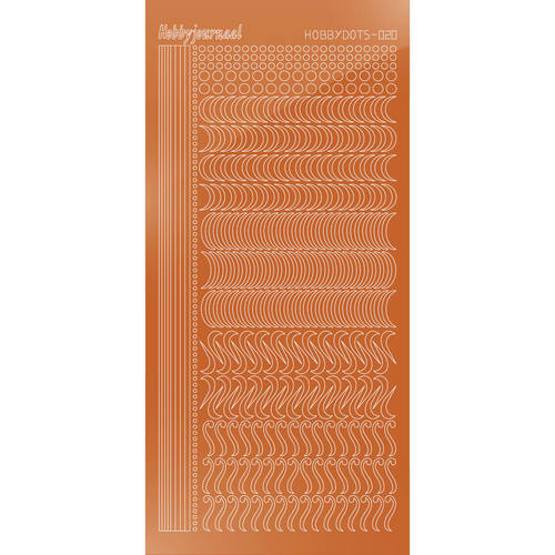 Hobbydots sticker - Mirror Copper Hobbydots sticker - Mirror Copper