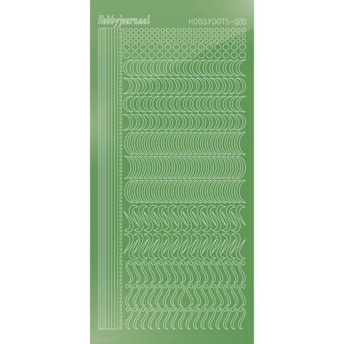 Hobbydots sticker - Mirror Lime Hobbydots sticker - Mirror Lime