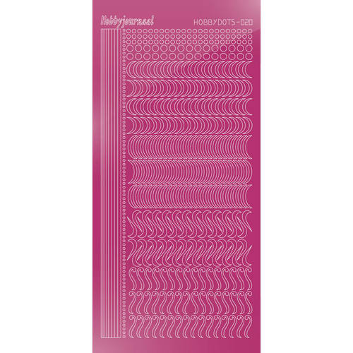 Hobbydots sticker - Mirror Pink Hobbydots sticker - Mirror Pink