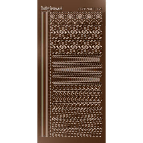 Hobbydots sticker - Mirror Brown Hobbydots sticker - Mirror Brown