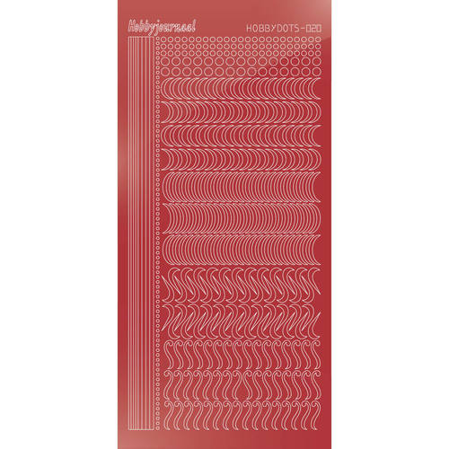 Hobbydots sticker - Mirror Christmas Red Hobbydots sticker - Mirror Christmas Red