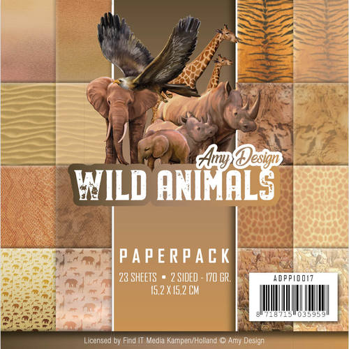 Paperpack - Amy Design - Wild Animals Paperpack - Amy Design - Wild Animals