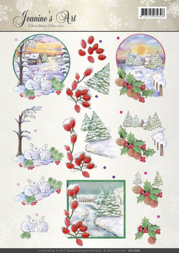 Landscapes Christmas Classics 3D-Knipvel Jeanine's Art Landscapes Christmas Classics 3D-Knipvel Jeanine's Art