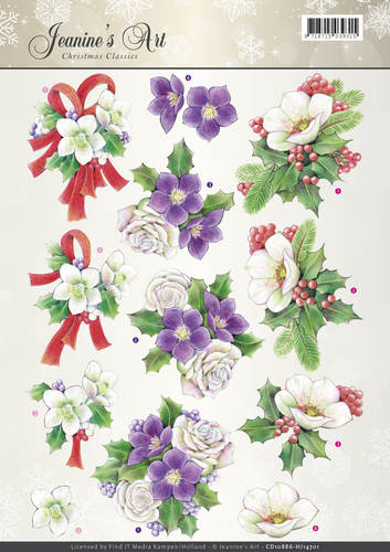 Helleborus Christmas Classics 3D-Knipvel Jeanine's Art Helleborus Christmas Classics 3D-Knipvel Jeanine's Art