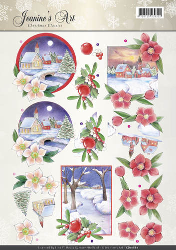 Christmas Landscapes Christmas Classics 3D-Knipvel Jeanine's Art Christmas Landscapes Christmas Classics 3D-Knipvel Jeanine's Art