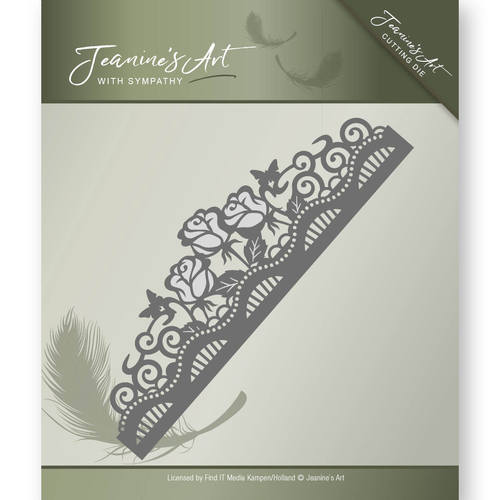 Die - Jeanine's Art - With Sympathy - Rose Border Die - Jeanine's Art - With Sympathy - Rose Border