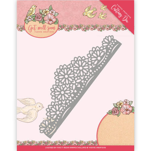 Flower Border - Get Well Soon - Snijmal - Yvonne Creations Flower Border - Get Well Soon - Snijmal - Yvonne Creations