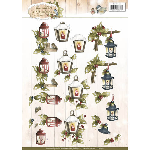 Christmas Lantern The Nature of Christmas 3D-Knipvel Precious Marieke Christmas Lantern The Nature of Christmas 3D-Knipvel Precious Marieke