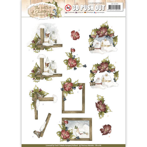 Christmas Landscapes The Nature of Christmas 3D-Uitdrukvel Push-Out Precious Marieke Christmas Landscapes The Nature of Christmas 3D-Uitdrukvel Push-Out Precious Marieke