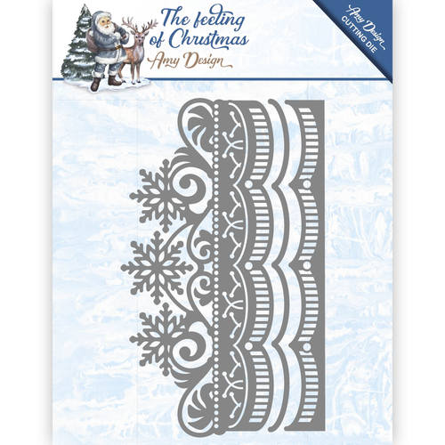 Die - Amy Design - The feeling of Christmas - Ice crystal border Die - Amy Design - The feeling of Christmas - Ice crystal border