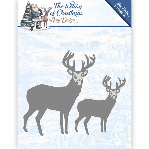 Die - Amy Design - The feeling of Christmas - Christmas reindeers Die - Amy Design - The feeling of Christmas - Christmas reindeers