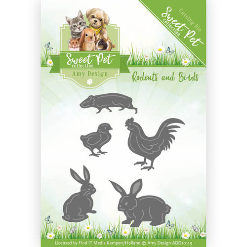 Die - Amy Design - Sweet Pet - Rodents and Birds Die - Amy Design - Sweet Pet - Rodents and Birds