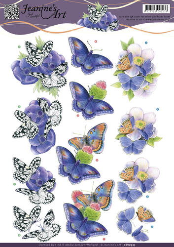 Butterfly 3D-Knipvel Jeanine`s Art Butterfly 3D-Knipvel Jeanine`s Art