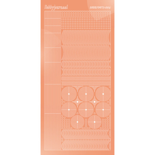 Hobbydots sticker - Mirror - Salmon Hobbydots sticker - Mirror - Salmon