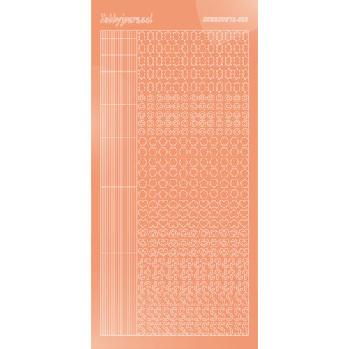 Hobbydots sticker - Mirror - Salmon Hobbydots sticker - Mirror - Salmon