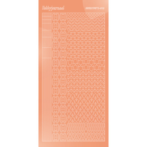 Hobbydots sticker - Mirror - Salmon
