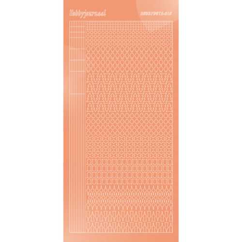Hobbydots sticker - Mirror - Salmon