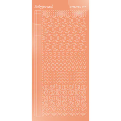 Hobbydots sticker - Mirror - Salmon Hobbydots sticker - Mirror - Salmon