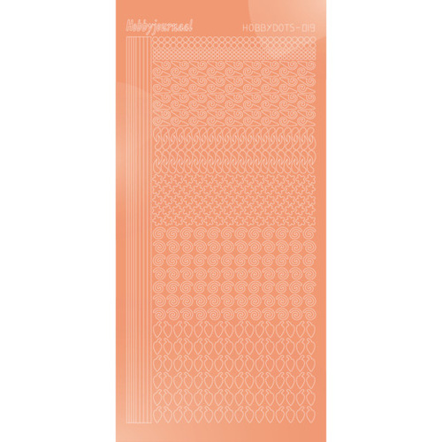 Hobbydots sticker - Mirror - Salmon Hobbydots sticker - Mirror - Salmon