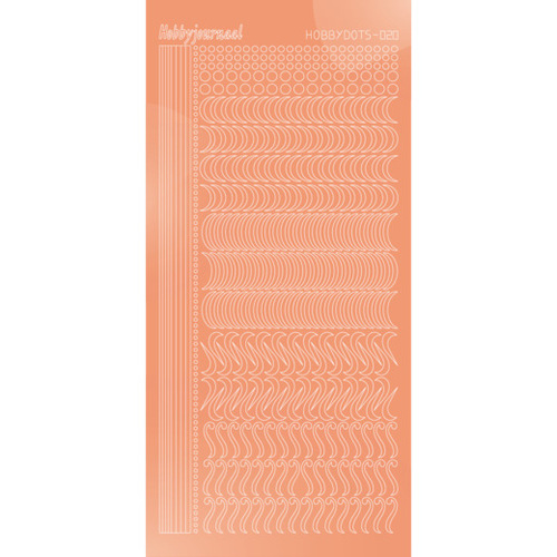Hobbydots sticker - Mirror - Salmon Hobbydots sticker - Mirror - Salmon