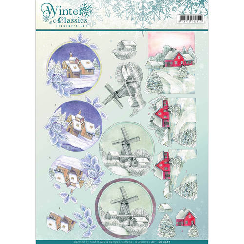 Christmas Landscapes Winter Classics 3D-Knipvel Jeanine's Art Christmas Landscapes Winter Classics 3D-Knipvel Jeanine's Art
