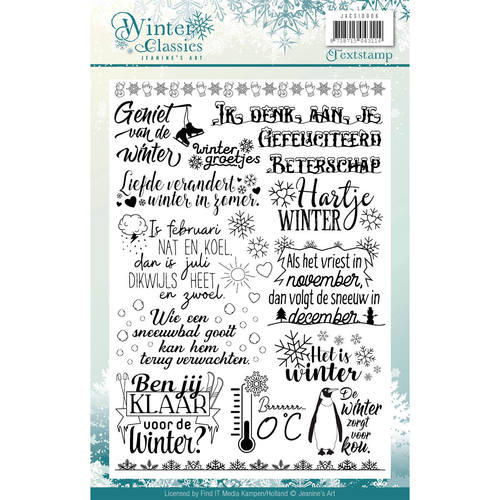Winter Classics - Text Clear Stamp - Jeanine's Art Winter Classics - Text Clear Stamp - Jeanine's Art