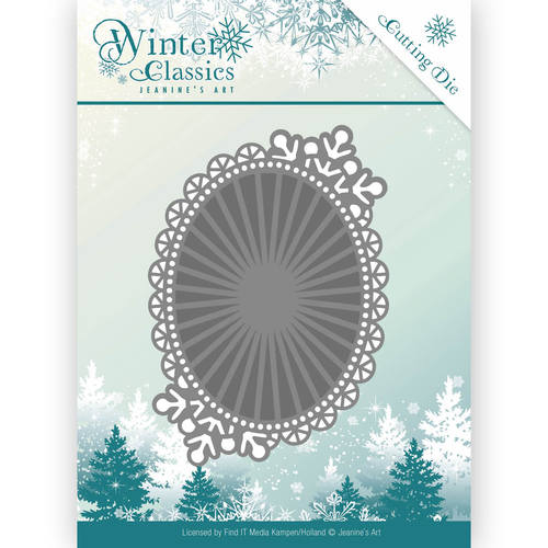 Die - Jeanine's Art - Winter Classics - Mirror Oval Die - Jeanine's Art - Winter Classics - Mirror Oval