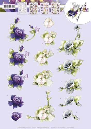 Spring Flowers 3D-Knipvel Precious Marieke Spring Flowers 3D-Knipvel Precious Marieke