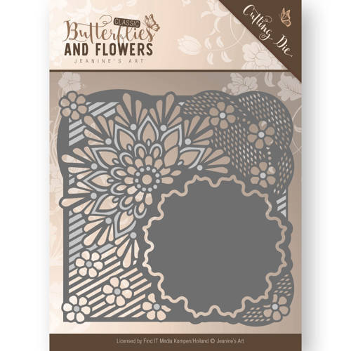 Die - Jeanine's Art - Classic Butterflies and Flowers - Flower Frame Die - Jeanine's Art - Classic Butterflies and Flowers - Flower Frame