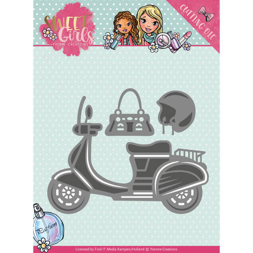 Scooter - Sweet Girls - Snijmal - Yvonne Creations Scooter - Sweet Girls - Snijmal - Yvonne Creations