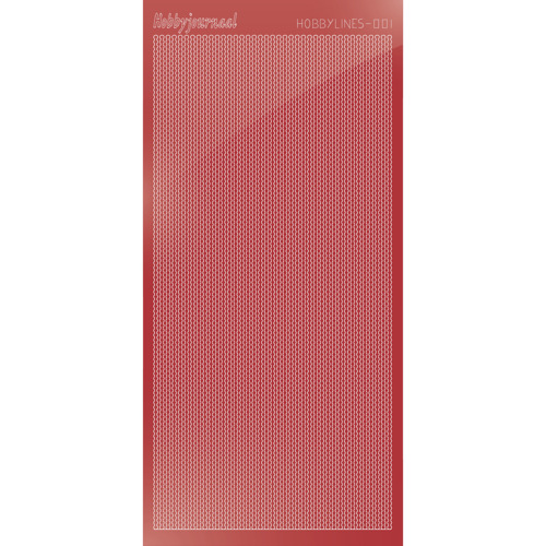 Hobbylines sticker - Mirror Christmas Red Hobbylines sticker - Mirror Christmas Red