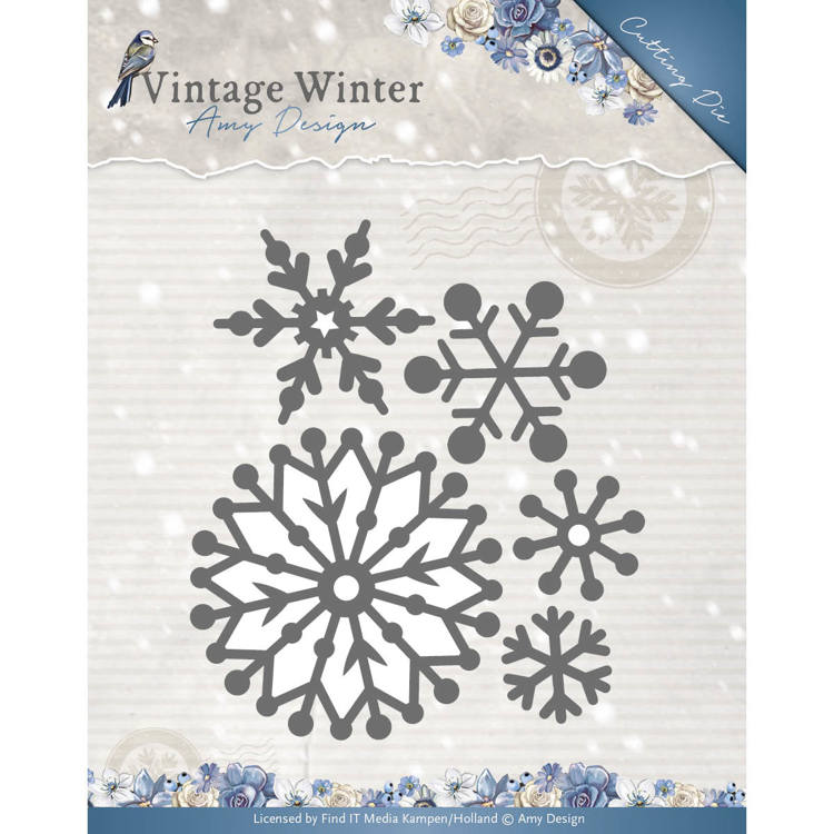 Die - Amy Design - Vintage Winter - Beautiful Snowflakes Die - Amy Design - Vintage Winter - Beautiful Snowflakes