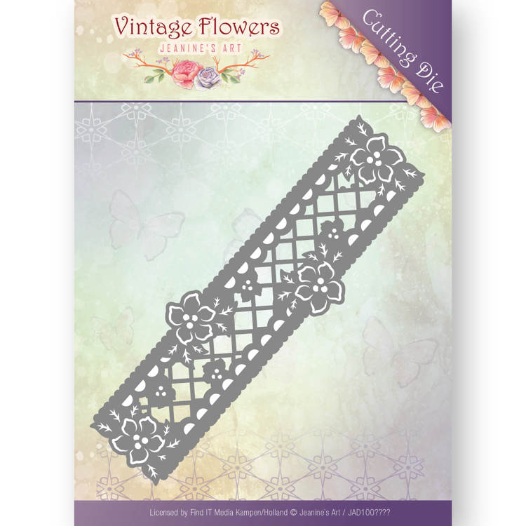 Dies - Jeanine's Art - Vintage Flowers - Floral Border Dies - Jeanine's Art - Vintage Flowers - Floral Border