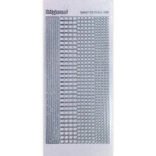 Shiny Details- Square- Zilver Shiny Details- Square- Zilver