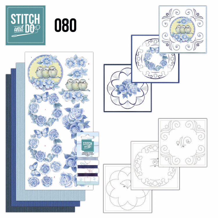 Stitch and Do 80 - Vintage Bloemen Stitch and Do 80 - Vintage Bloemen