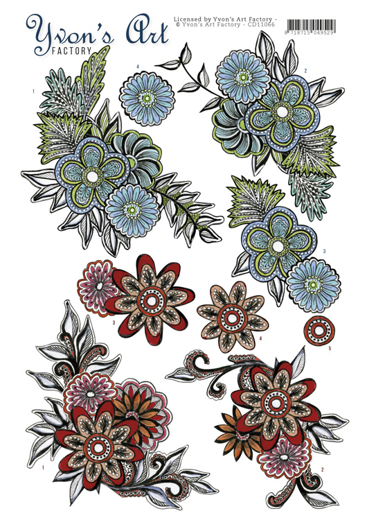 Yvon's Art Factory - Graceful flowers Yvon's Art Factory - Graceful flowers