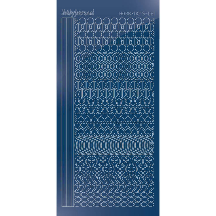 Hobbydots sticker - Mirror - Blue Hobbydots sticker - Mirror - Blue