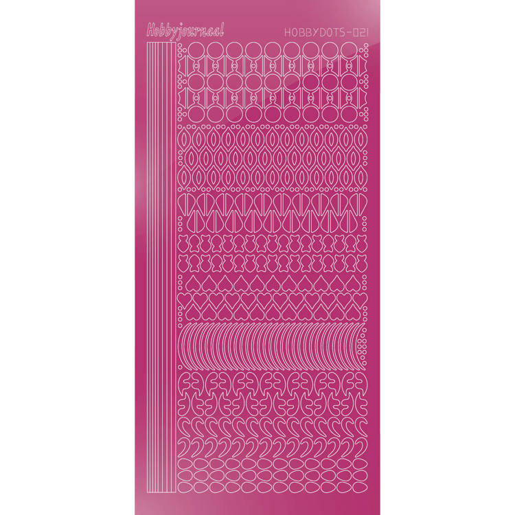 Hobbydots sticker - Mirror - Pink