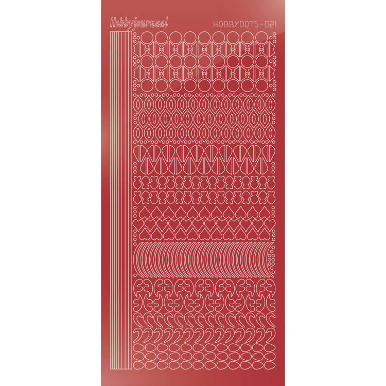 Hobbydots sticker - Mirror - Christmas Red Hobbydots sticker - Mirror - Christmas Red