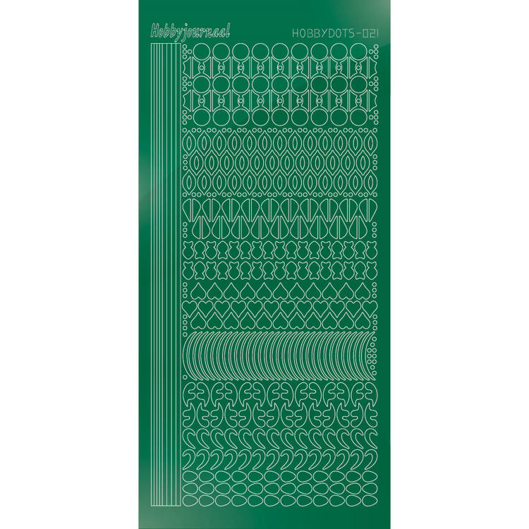 Hobbydots sticker - Mirror - Christmas Green Hobbydots sticker - Mirror - Christmas Green