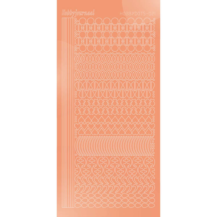 Hobbydots sticker - Mirror - Salmon Hobbydots sticker - Mirror - Salmon