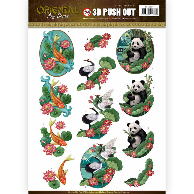 Animals - Oriental 3D-Push-Out Amy Design Animals - Oriental 3D-Push-Out Amy Design