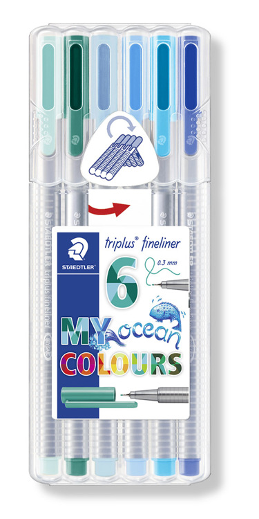 Fineliner Triplus 0.3MM 6st. box