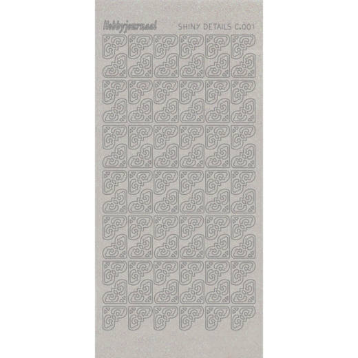 Shiny Details Corners 1 - Zilver Shiny Details Corners 1 - Zilver