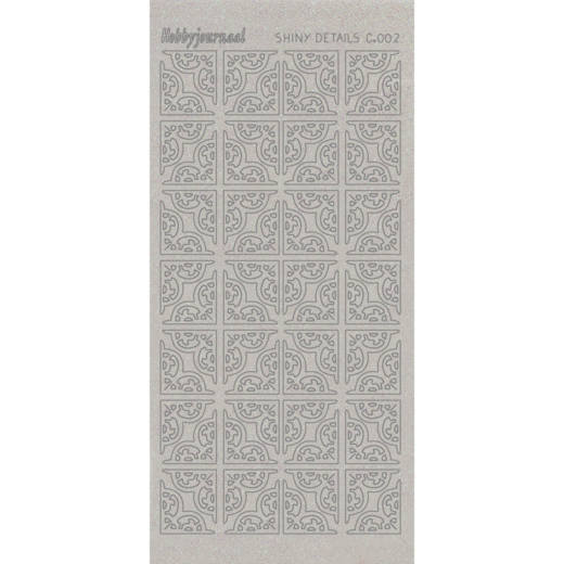 Shiny Details Corners 2 - Zilver Shiny Details Corners 2 - Zilver