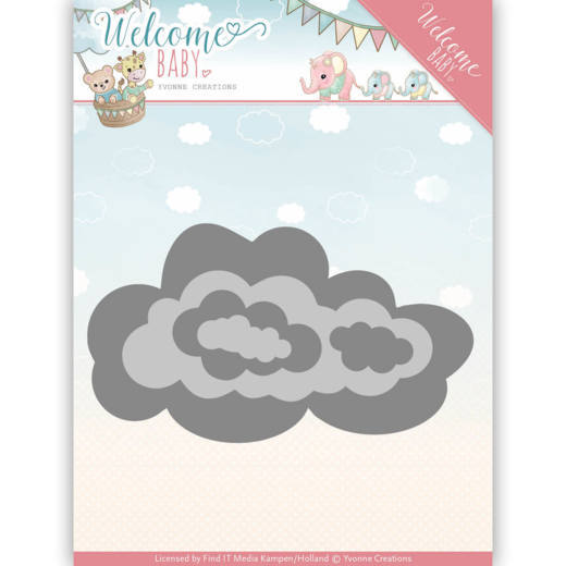 Nesting Clouds - Welcome Baby - Snijmal - Yvonne Creations Nesting Clouds - Welcome Baby - Snijmal - Yvonne Creations