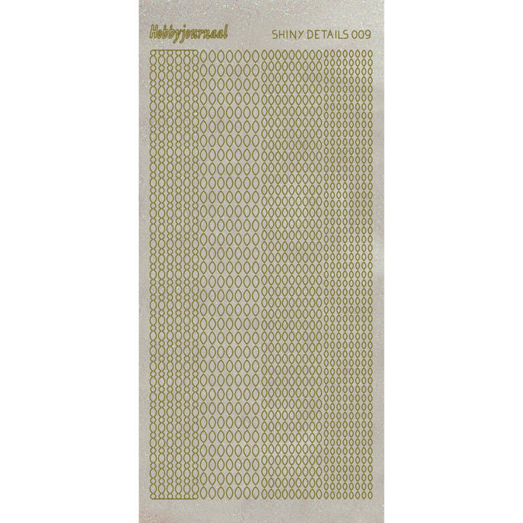 Shiny Details - Point Oval - Goud Shiny Details - Point Oval - Goud